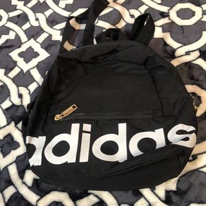 Adidas black Linear mini backpack